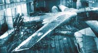 Статические испытания бомбардировщика Ту-16